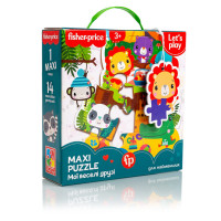 Пазли MAXI Vladi toys Мої веселі друзі (VT1711-10)