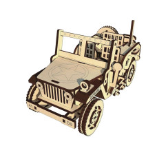 3D Пазли PAZLY дерев'яний конструктор Willys Legend 125 дет (OPZ-002)