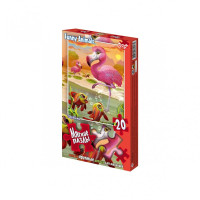 Пазли м'які Danko Toys Фламінго 20 ел. (S20-09-15)