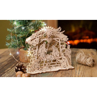 Механічний 3D пазл UGEARS Різдвяний Вертеп (70141)