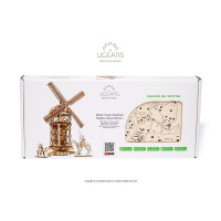Механічний 3D пазл UGEARS Вежа-Млин (70055)
