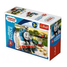 Пазли Trefl Гонки, Паровозик Томас MINI-MAXI 20шт. (21074)