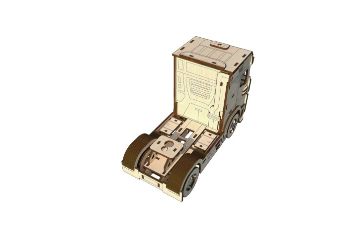 3D Пазли PAZLY дерев'яний конструктор Вантажівка 148 дет (OPZ-010)