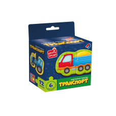 Пазли Vladi toys Малюк зможе "Транспорт" магнітні 12 ел (VT1733-02)