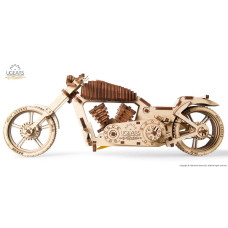 Механічний 3D пазл UGEARS Байк VM-02 (70051)