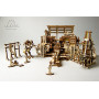 Механічний 3D пазл UGEARS Механічний місто "Фабрика роботів" (70039)