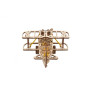 Механічний 3D пазл UGEARS Міні-біплан 84дет (70159)