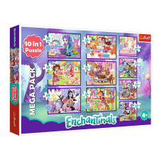 Пазли Trefl Чарівні Енчантімалс 10в1 329 ел. (90384)