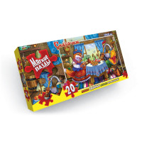 Пазли м'які Danko Toys Лисичка і журавель 20 ел. (S20-06-05)