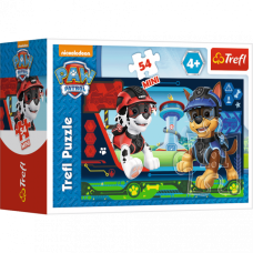 Пазли Trefl Маршал та гонщик Щенячий патруль 54шт.MINI (19601)