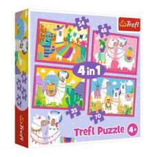 Пазли Trefl Лами 4в1 (34322)
