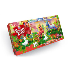 Пазли м'які Danko Toys Єдиноріжки з друзями 20 ел. (S20-08-04)