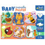 Пазли Trefl Baby Progressive 6 в 1 Тваринки (44003)