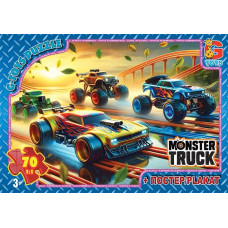 Пазли G-Toys Monster Truck 70 ел (MT184)