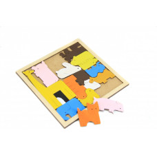 Дерев'яний пазл Handy Games Тварини (HG-0044)