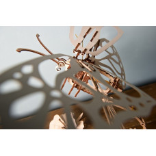Механічний 3D пазл UGEARS Метелик (70081)