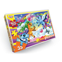 Пазли Danko Toys м'які великі деталі 35ел Поні з кульками (S35-10-08)