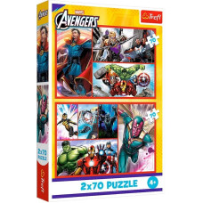 Пазли Trefl Marvel Стань героєм 2x70 140 ел (TR34439)