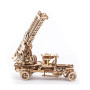 Механічний 3D пазл UGEARS Вантажівка-Пожежна драбина (70022)
