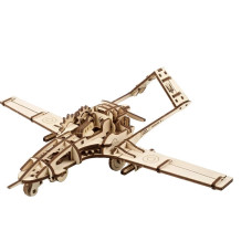 3D пазли UGEARS механічний безпілотник Байрактар TБ-2 (70189)
