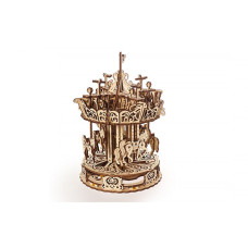 Механічний 3D пазл UGEARS Карусель (70129)