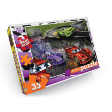 Пазли Danko Toys м'які великі деталі 35ел Тачки (S35-10-15)