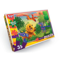 Пазли Danko Toys великі деталі 35ел Динозаврики (S35-10-12)