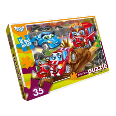 Пазли Danko Toys Машини м'які великі 35 ел (S35-09-11)