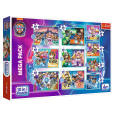 Пазли Trefl 10в1 Щенячий патруль Щасливий день 329 ел (96002)