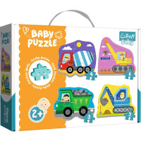 Пазли Trefl Baby Classic Будівельні транспортні засоби 18 ел. (36072)