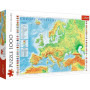 Пазли Trefl Фізична карта Європи 1000шт. (10605)
