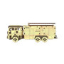 3D пазли PAZLY дерев'яний конструктор Пожежне авто (UPZ-008)