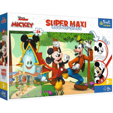 Пазли Trefl SUPER МАХІ Веселий будиночок Дісней + розмальовка 24 ел (41012)