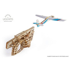 Механічний 3D пазл UGEARS Пускач літачків (70075)