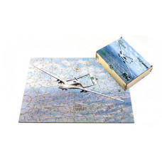 Пазли дерев'яні PuzzleOK фігурні 140 ел Байрактар (PuzA3-01207)