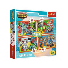 Пазли Trefl Академія трансформерів 4в1 (34352)