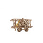 Механічний 3D пазл UGEARS Міні-біплан 84дет (70159)