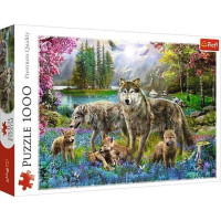 Пазли Trefl Вовча сім'я 1000шт. (10558)