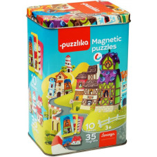Пазли магнітні Puzzlika Будиночки 35 елементів (13470)