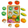 Пазл-вкладиш UBumblebees більш-менш Кошик з овочами-№2 (ПСФ043)