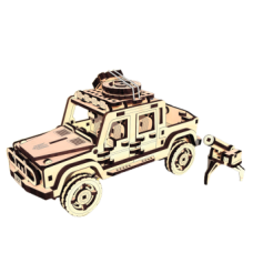 3D пазли PAZLY дерев'яний конструктор Волонтерський пікап (UPZ-006)