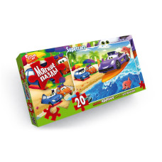 Пазли Danko Toys м'які великі деталі Тачки 20 ел (S20-08-07)