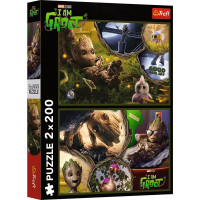 Пазли Trefl Marvel 2 в 1 Я Грут 400 ел (13315)