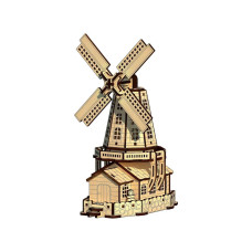 3D Пазли PAZLY дерев'яний конструктор Голандський млин 104 дет (OPZ-025)