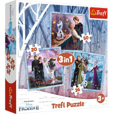 Пазли Trefl Магічні історії. Холодне серце 3в1 (34853)