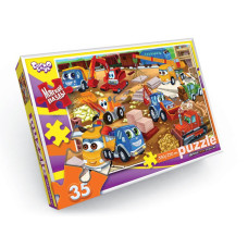 Пазли Danko Toys м'які великі деталі 35ел Техніка (S35-10-07)