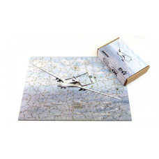 Пазли дерев'яні PuzzleOK фігурні 97 ел Байрактар в картоні (PuzA4-01208)