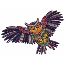 Пазли дерев'яні PuzzleOK фігурні 120 ел Чарівна сова (PuzA3-00723)