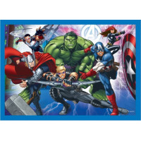 Пазли Trefl Відважні месники. Марвел 4в1 (34310)