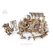 Механічний 3D пазл UGEARS Механічний місто "Фабрика роботів" (70039)